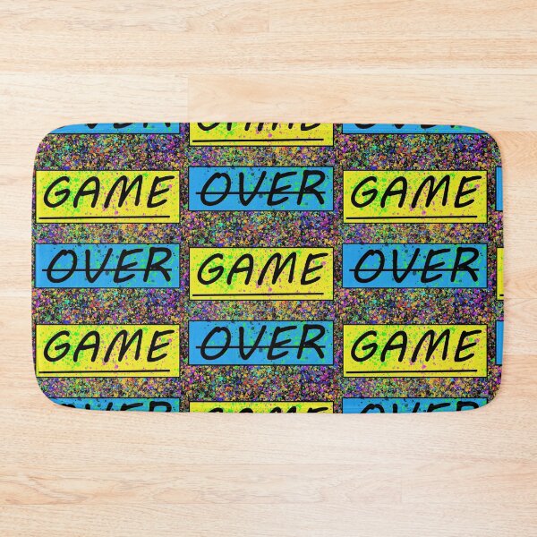 Item preview, Game Over with colored pattern designed and sold by Sky-99.