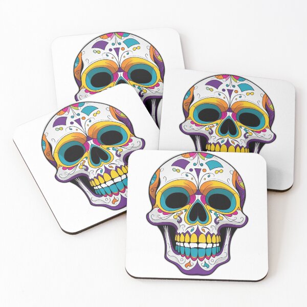 Item preview, Colorful Skull designed and sold by Anthony Burdick.
