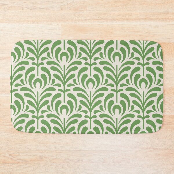 Item preview, 3142 C - abstract vintage flowers pattern, green designed and sold by RouCouCou.
