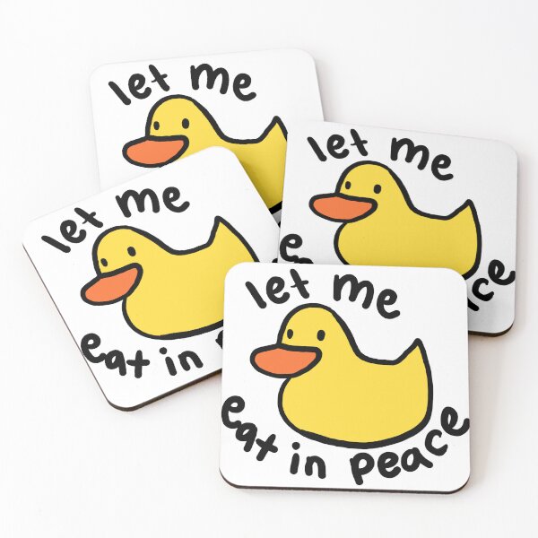 Item preview, let me eat in peace designed and sold by milkberry.