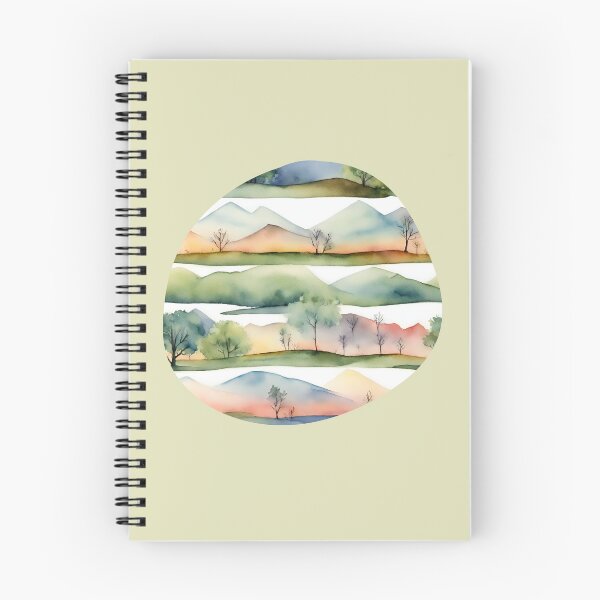 Aperçu de l'œuvre Illustration De Paysage Paisible Vert créée et vendue par adriaquart.