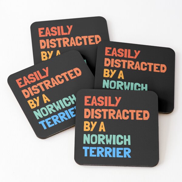 Item preview, Easily Distracted By A Norwich Terrier Funny Dog Gift  designed and sold by Guarddogdrive.