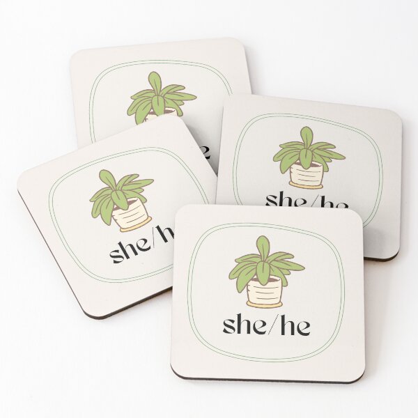 Item preview, she/he pronouns cute plant  designed and sold by marileonied.