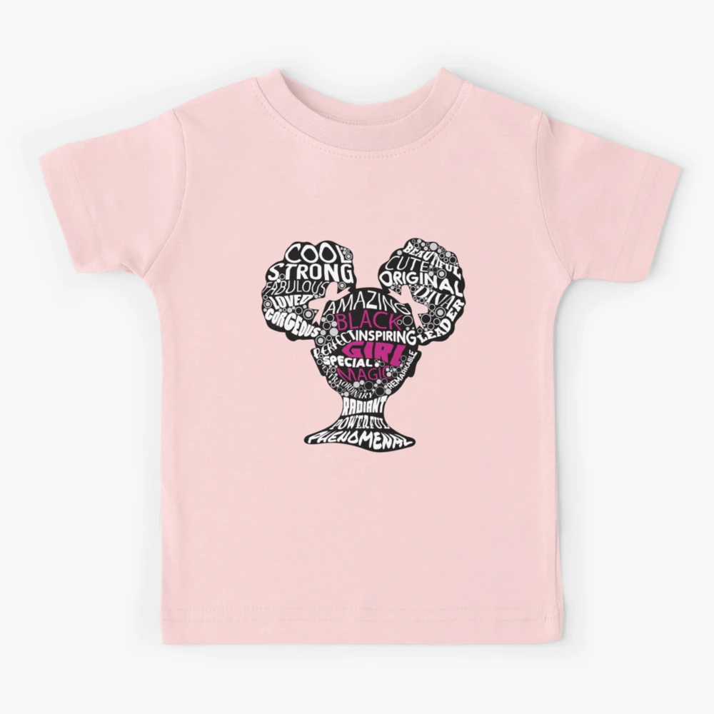 Black Girl Magic Word Montage T-Shirt