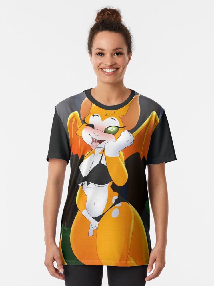 Alternate view of Small Naughty Fidget Graphic T-Shirt