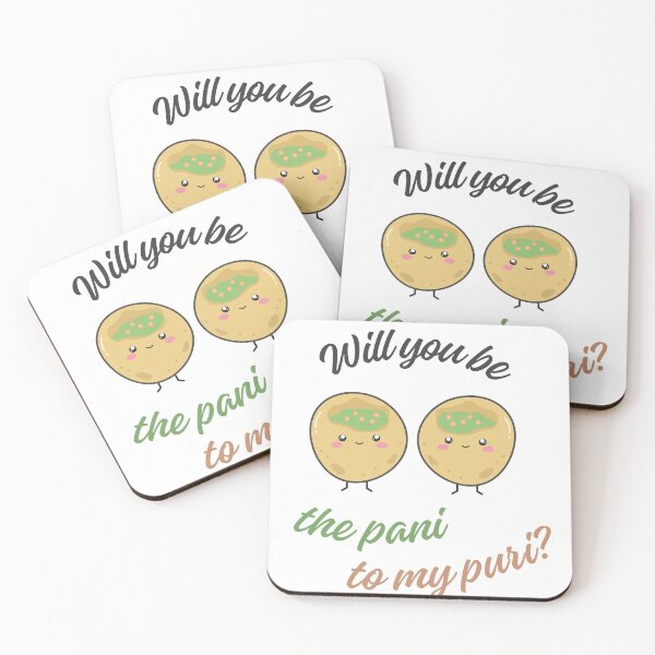 Item preview, Will You Be The Pani To My Puri Indian Food Lovers designed and sold by MomentumCloset.