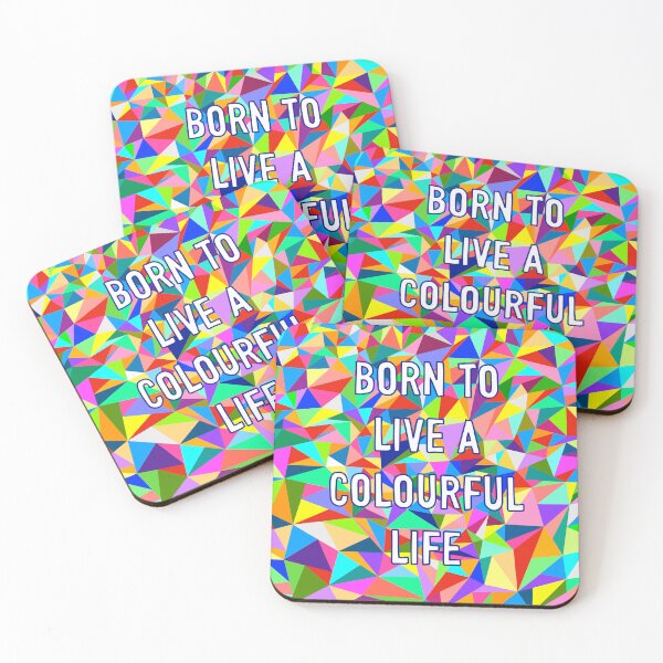 Item preview, Born To Live A Colourful Life designed and sold by Adam Regester.