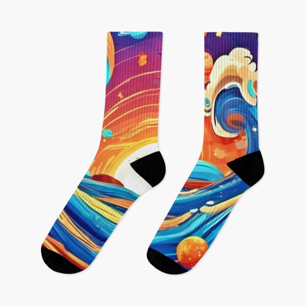Item preview, Sky Waves: Celestial Cartoons designed and sold by Health And Fitness Posts e-Store.