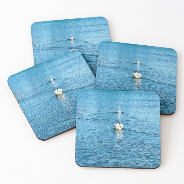 Item preview, Swans swimming away designed and sold by Ruth Curtis.