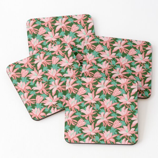 Item preview, Flowers in shades of pink and green designed and sold by Silviaclara.
