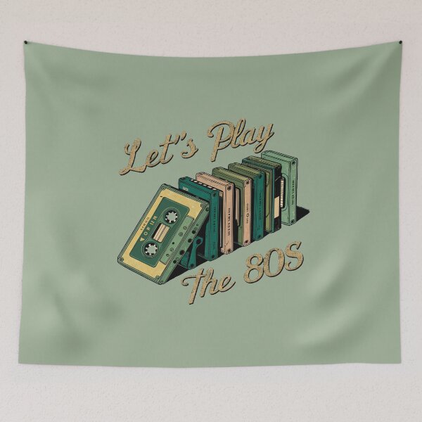 Item preview, Let's play the 80s, Cassette, Cassettes, Green designed and sold by WiolettaS.