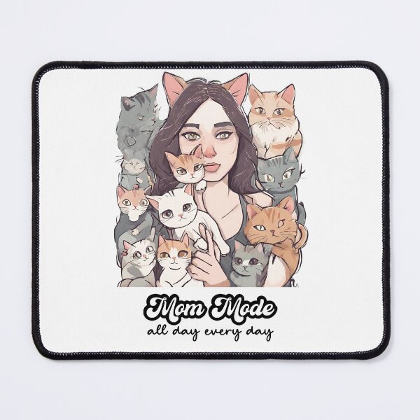 Item preview, Cat Mom, Mom Mode designed and sold by FitEnvy.