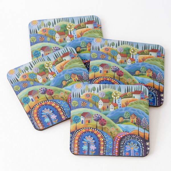Item preview, Folk Art Floral Farm designed and sold by Neika Shimm Designs.