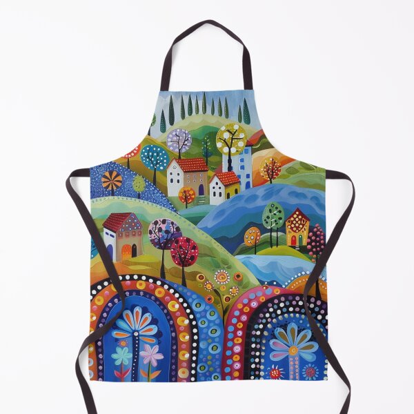 Item preview, Folk Art Floral Farm designed and sold by Neika Shimm Designs.