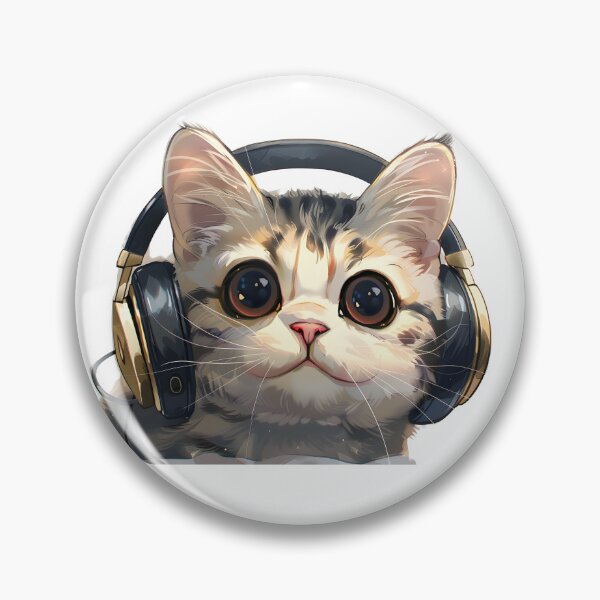 Item preview, Funny Cat DJ, Cat, Music Cat Lover, Nice Kitty designed and sold by CreativeArts-S.