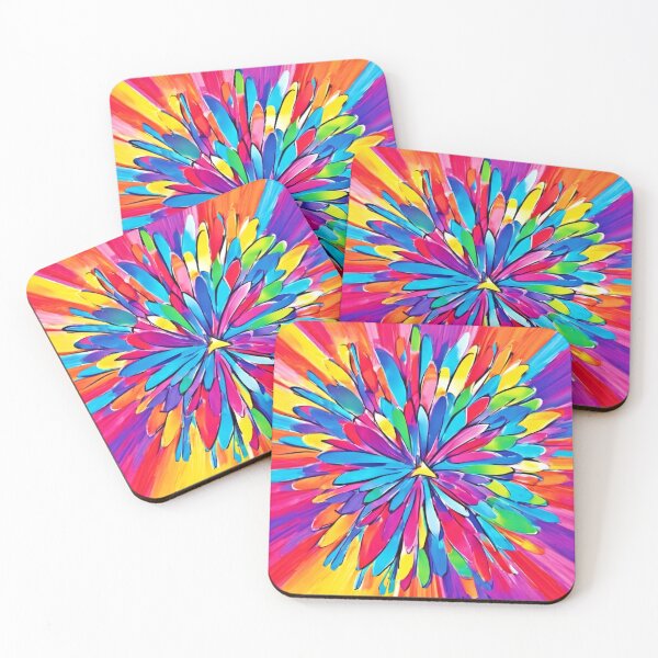 Item preview, Vibrant & Colorful Abstract Art designed and sold by Health And Fitness Posts e-Store.