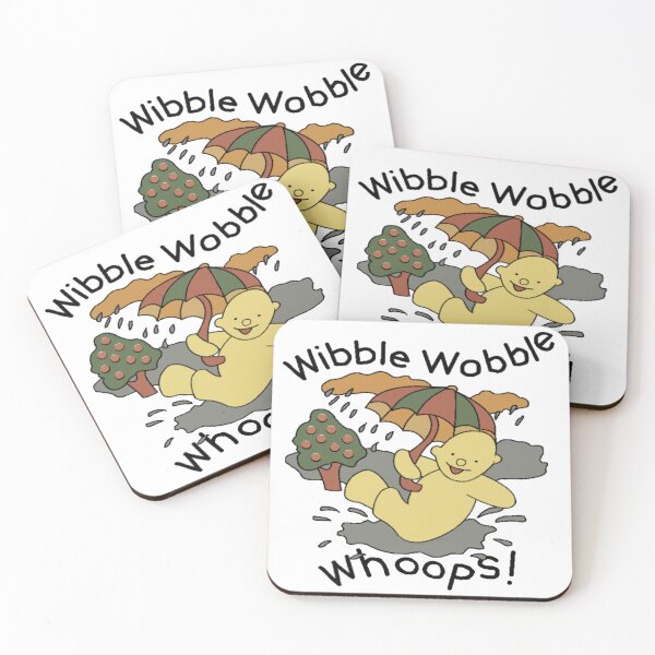 Item preview, 90s Jelly Baby Re-creation Wibble Wobble Whoops! designed and sold by offwhiterabbit.