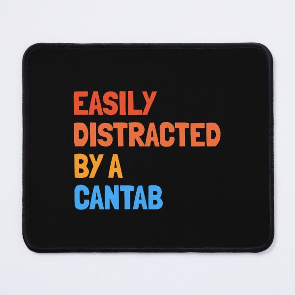 Item preview, Easily Distracted By A Cantab Funny Dog Gift designed and sold by Guarddogdrive.