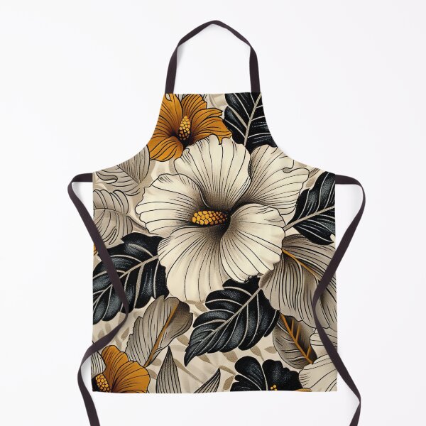 Item preview, White and Gold Flower Pattern designed and sold by lupesparx.