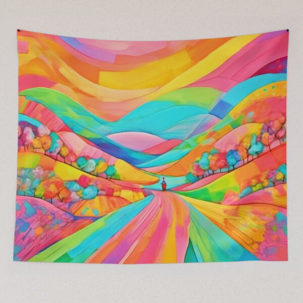 Item preview, Vibrant Freedom & Pastel Joy: Walking Away designed and sold by Health And Fitness Posts e-Store.