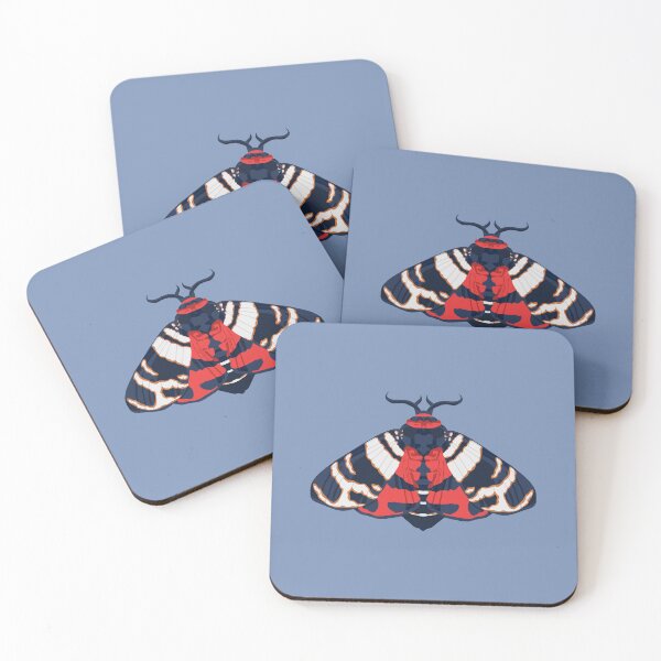 Item preview, Hebe Tiger Moth (Blue) designed and sold by okaymoose.