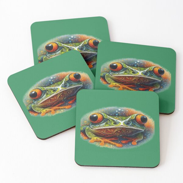 Item preview, Red-Eyed Tree Frog designed and sold by Furbulous Faces.