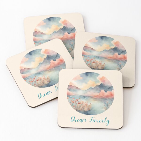 Item preview, Dream Fiercely Watercolor Illustration designed and sold by adriaquart.