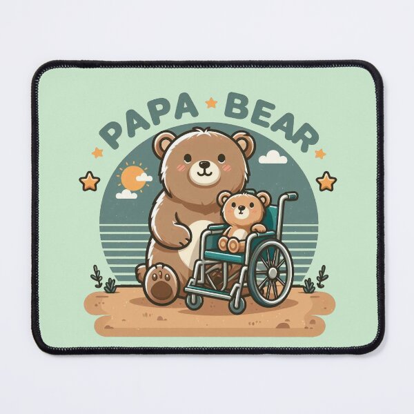 Item preview, Papa Bear - Disabled designed and sold by Vkinsify.