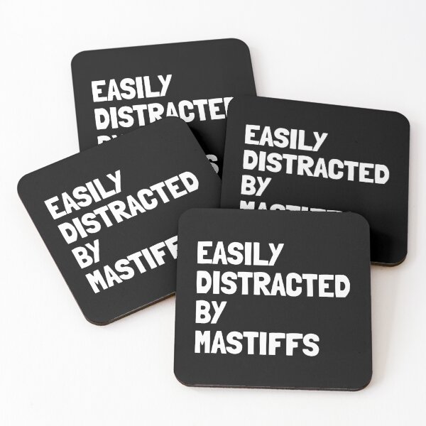 Item preview, Easily Distracted By Mastiffs Funny Dog Gift  designed and sold by Guarddogdrive.