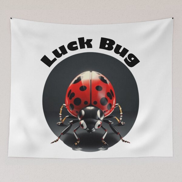 Item preview, Luck Bug Ladybug Spirit Animal Film Noir Design designed and sold by LaLi-Designs.