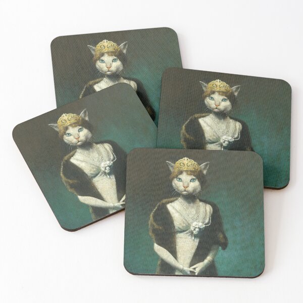 Item preview, Vintage Glamorous Lady Cat  designed and sold by mictomart.