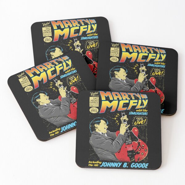Item preview, Marty McFly Rocking Johnny B. Goode in Comic Style designed and sold by Vudu! ⚡ Studio.