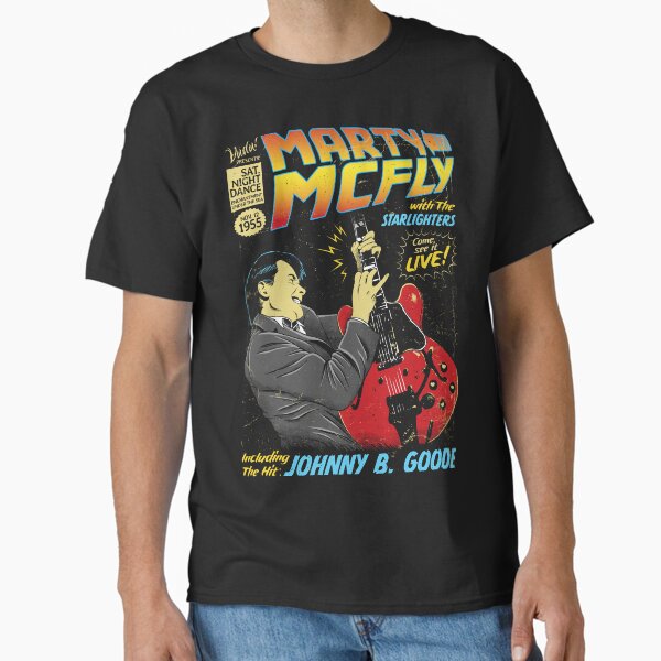 Item preview, Marty McFly Rocking Johnny B. Goode in Comic Style designed and sold by Vudu! ⚡ Studio.