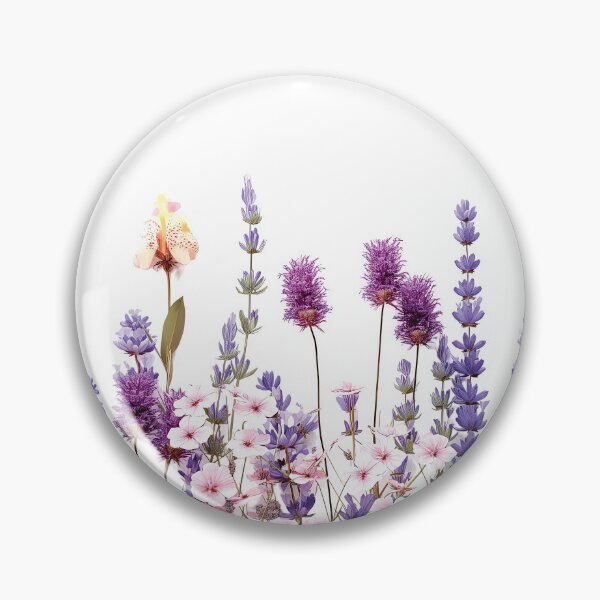 Item preview, Lavender and wildflowers in cottagecore boho style. designed and sold by CozyLightsStore.