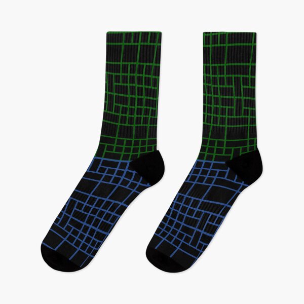 Item preview, Green& Blue East Asian patterns designed and sold by Eastspacebubble.