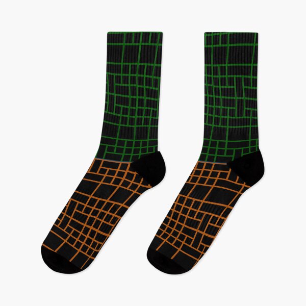 Item preview, Green& Orange East Asian patterns designed and sold by Eastspacebubble.