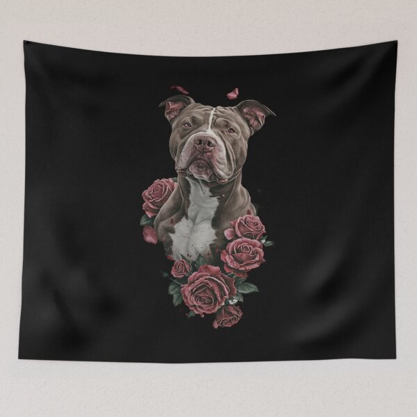 Item preview, Pitbull Roses designed and sold by 123ks.