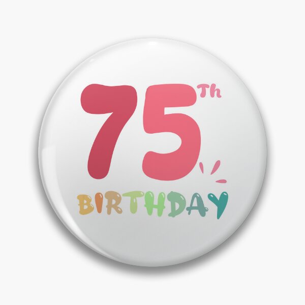 Item preview, Happy 75th Birthday designed and sold by SimpleP.
