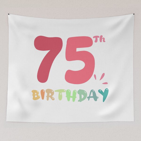 Item preview, Happy 75th Birthday designed and sold by SimpleP.