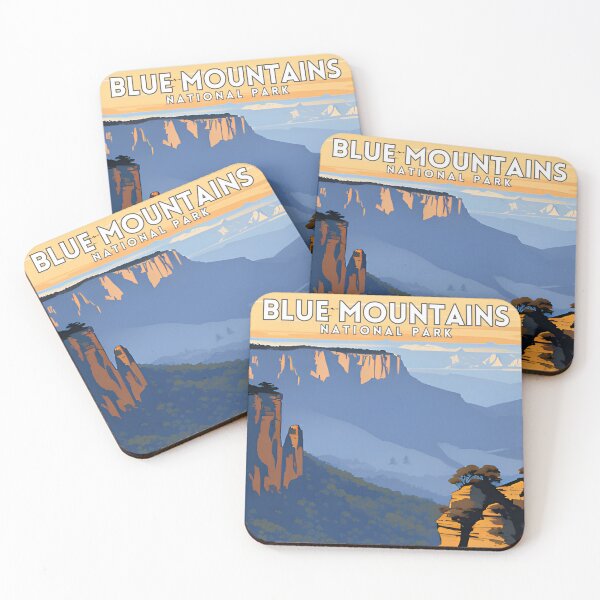 Item preview, Blue Mountains National Park Australia Three Sisters designed and sold by ZionPosteria.
