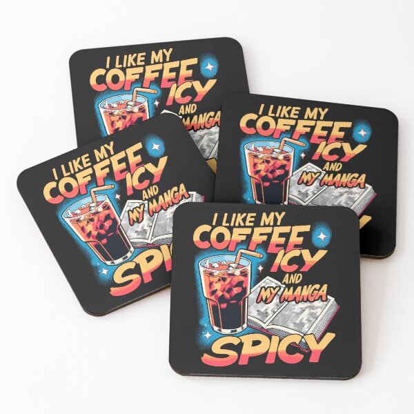 Item preview, Icy Coffee Spicy Manga Novelty Kawaii Funny Manga designed and sold by KsuAnn.