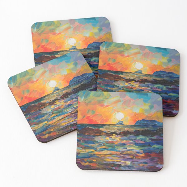 Item preview, Vibrant Sunset Seascape designed and sold by StephanieLZ.