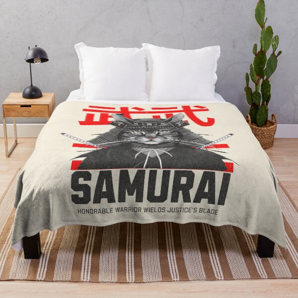 Item preview, Japanese Samurai Cat, Ninja Cat, Cat Assasin designed and sold by Mariana Piana.