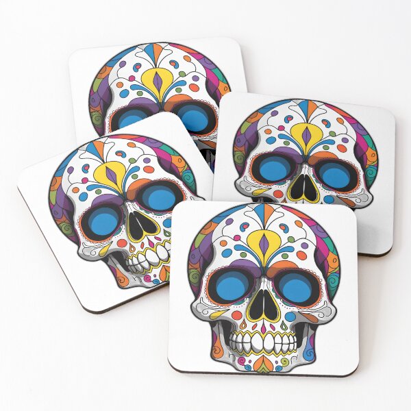Item preview, Colorful Skull designed and sold by Anthony Burdick.