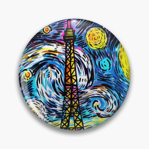 Item preview, Paris Starry Night  designed and sold by Vkinsify.