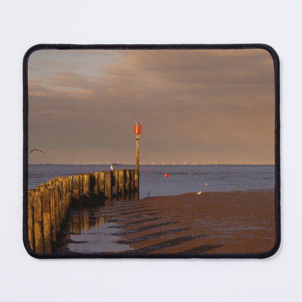 Item preview, Golden Hour Cleethorpes Beach designed and sold by Avril Harris.