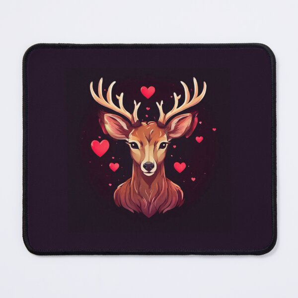 Item preview, Deer with Hearts designed and sold by Planetporridge.