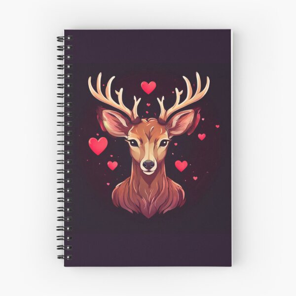 Item preview, Deer with Hearts designed and sold by Planetporridge.