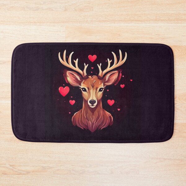 Item preview, Deer with Hearts designed and sold by Planetporridge.