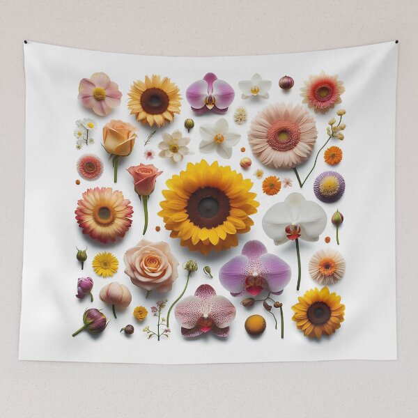Item preview, various colorful flowers arranged designed and sold by bernhagen.